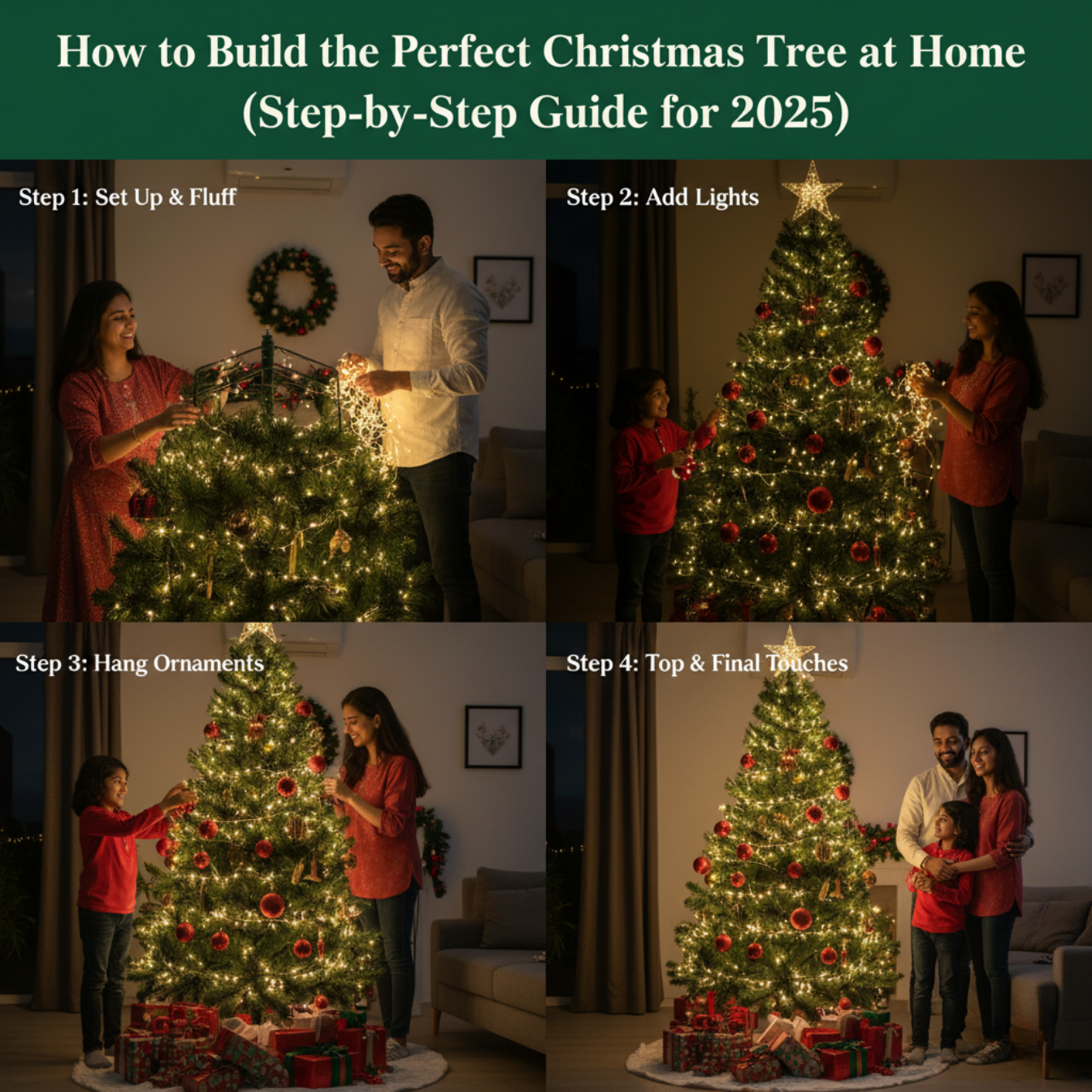 How to Build the Perfect Christmas Tree at Home (Step-by-Step Guide for 2025)