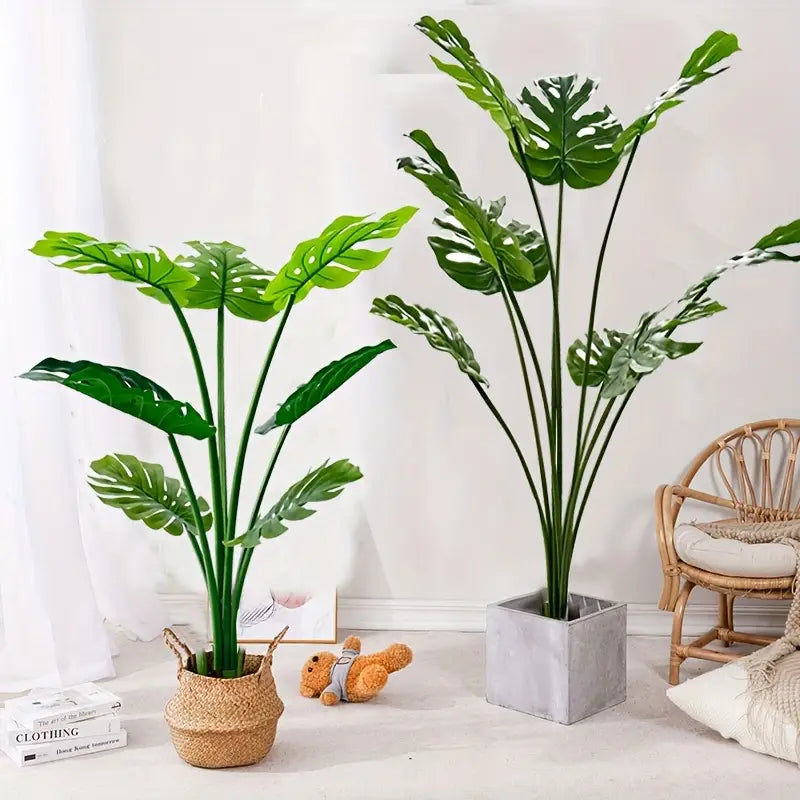 Realistic Artificial Monstera Plant for Indoor and Outdoor Decor