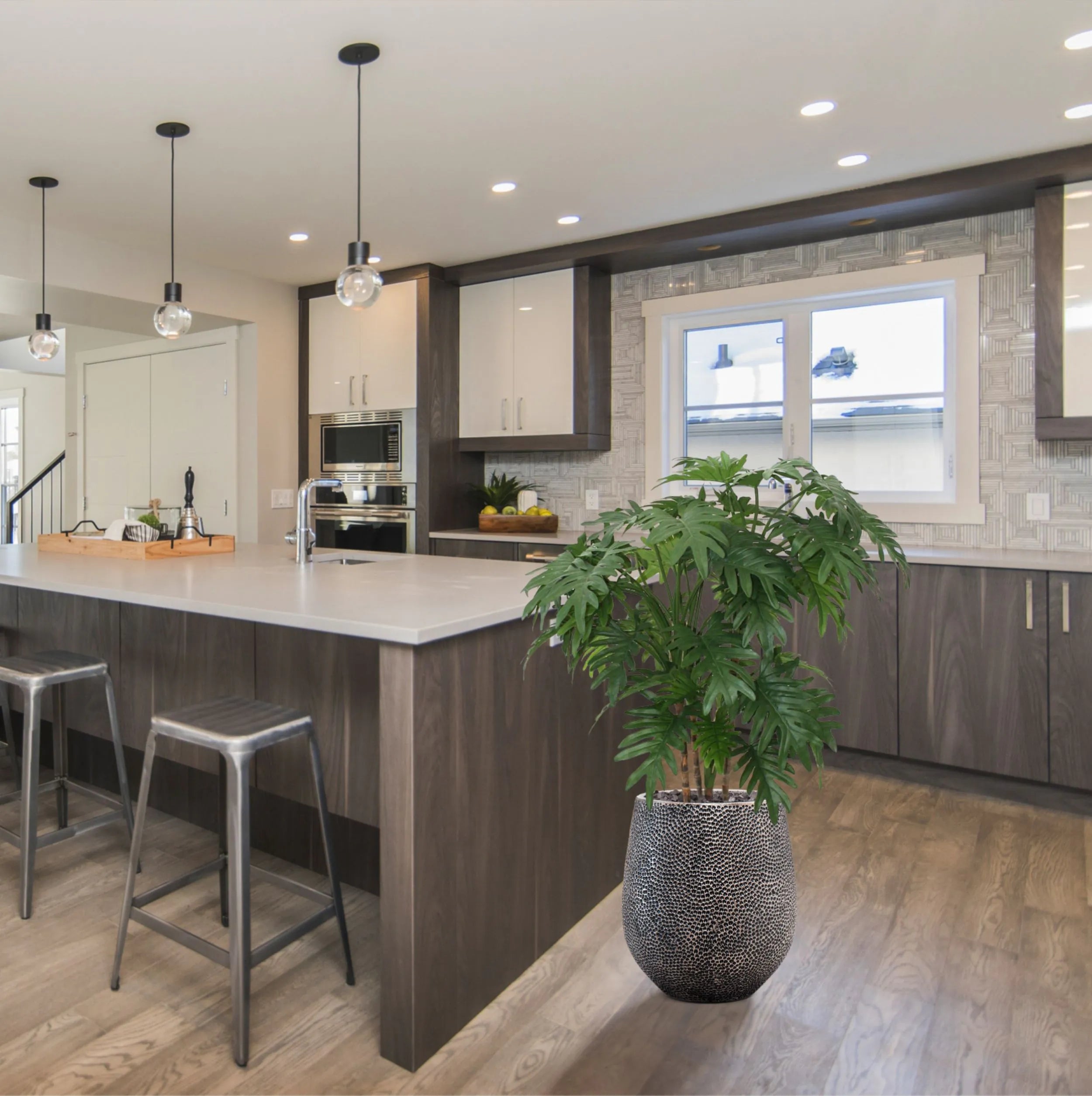 Lifelike 3 Ft artificial Philodendron Xanadu with lush green foliage