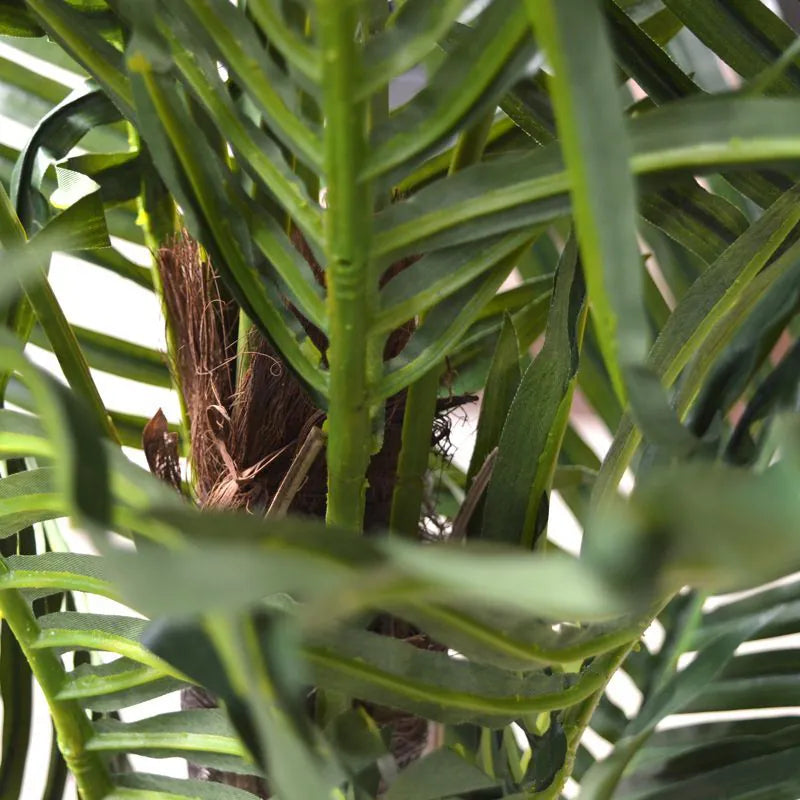 Vibrant 3 Ft faux Paradise Palm for home, office, and patio decoration