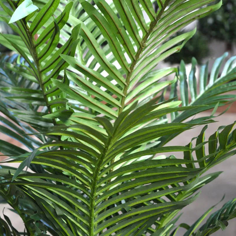 Decorative 3 Ft artificial palm tree with soft-touch, realistic fronds