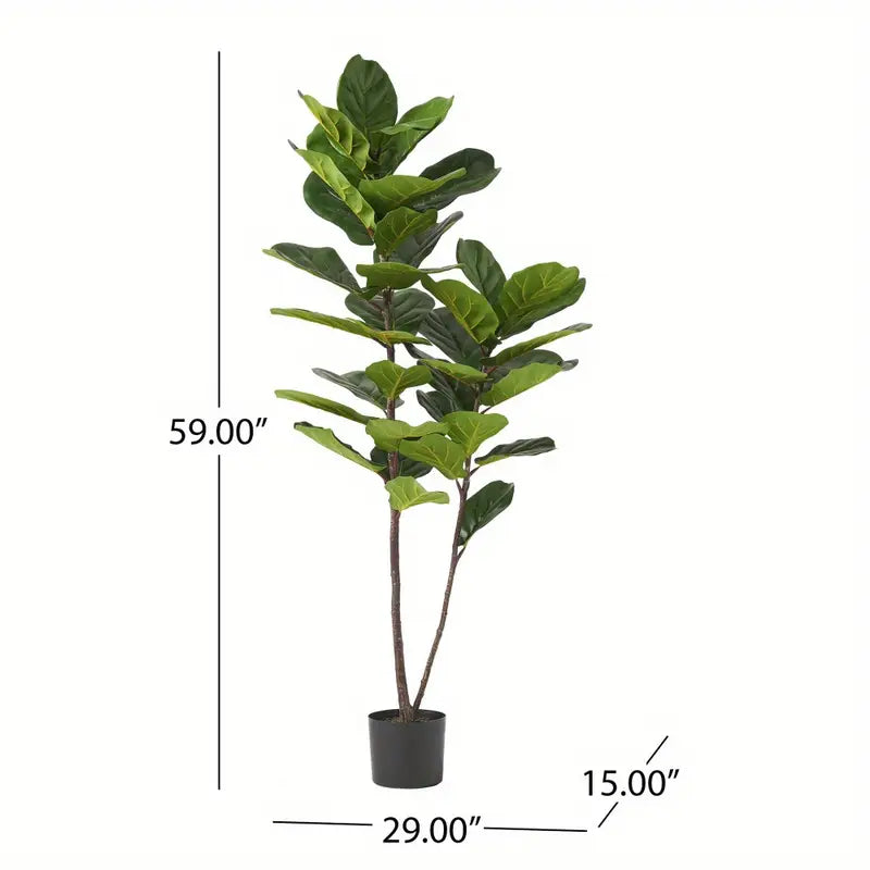 Maintenance-Free Fiddle Leaf Fig Tree – Perfect for Indoor Spaces
