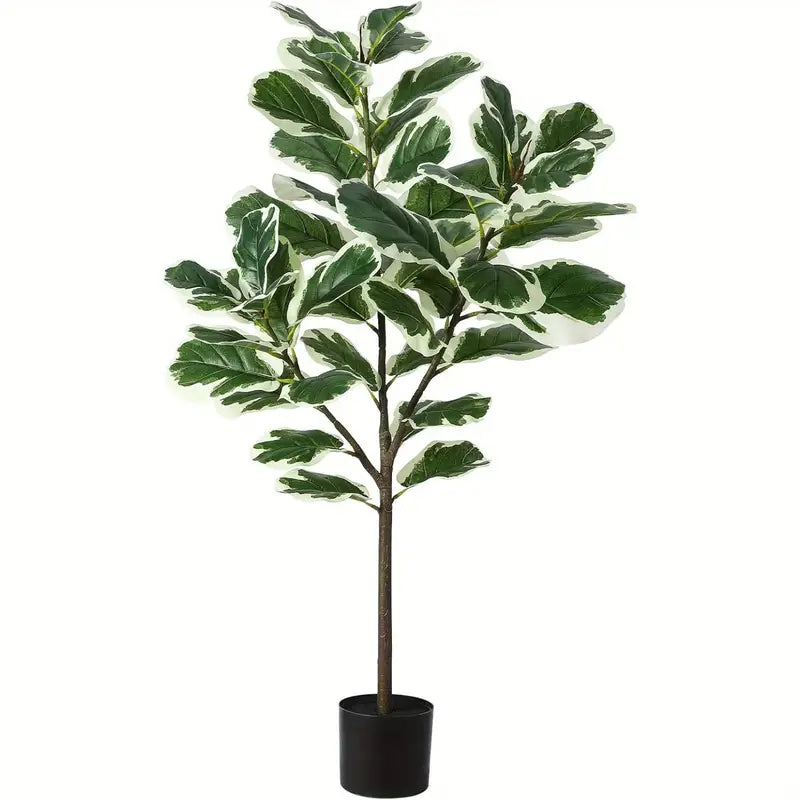 Lifelike Artificial Ficus Lyrata Tree for Home and Office Decor