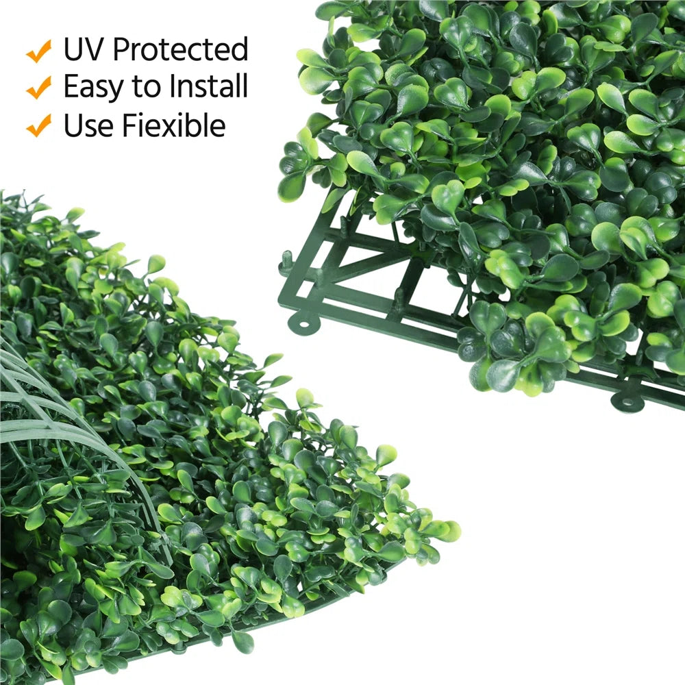 Artificial Boxwood Wall Plant 50x50 cm – Lush Greenery for Indoor & Outdoor Privacy & Wall Decor