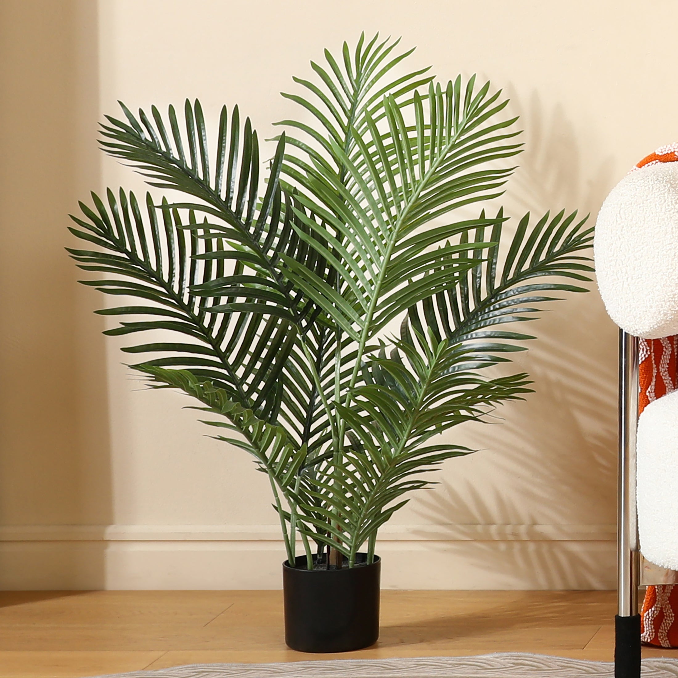 faux palm leaf plant 3 Ft Artificial Majesty Palm – Lush Tropical Elegance Without Maintena – Luxiplant