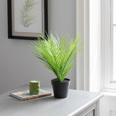 1.5 Ft Artificial Parlour Plant in Black Plant Pot – adds a lush green touch to interiors