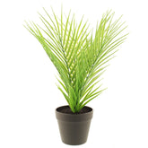 1.5 Ft Artificial Parlour Plant in Black Plant Pot – lifelike tropical plant alternative