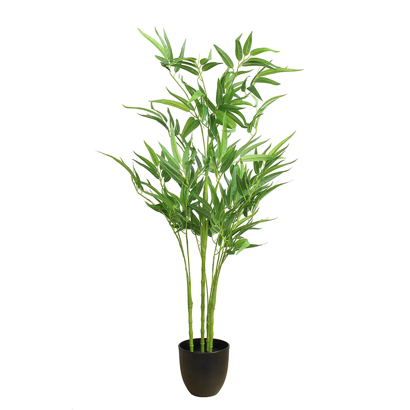 3 Ft Artificial Bamboo Tree in Black Plant Pot – adds a lush green touch to interiors