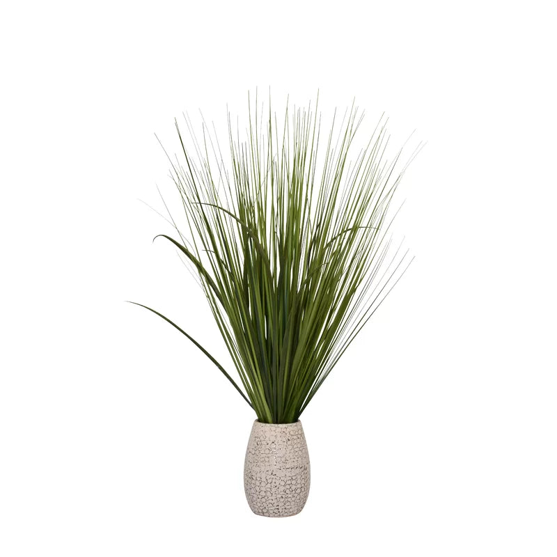 Lush Faux Foliage Grass plant adding vibrant greenery to indoor spaces without maintenance