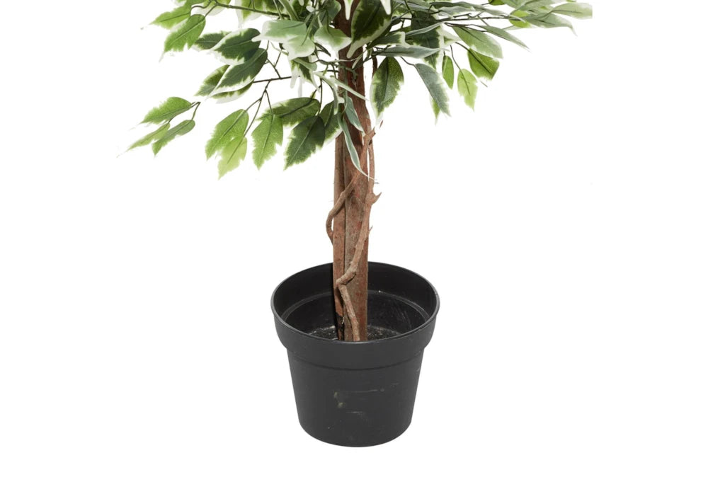Elegant 6ft Fake Ficus Tree for Indoor and Commercial Spaces