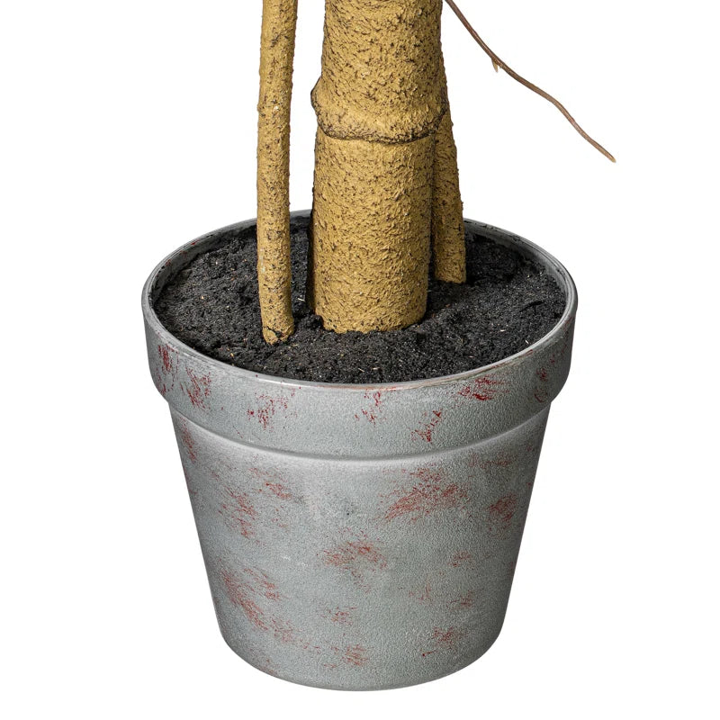 Lifelike Faux Philodendron with Natural-Looking Fabric Leaves