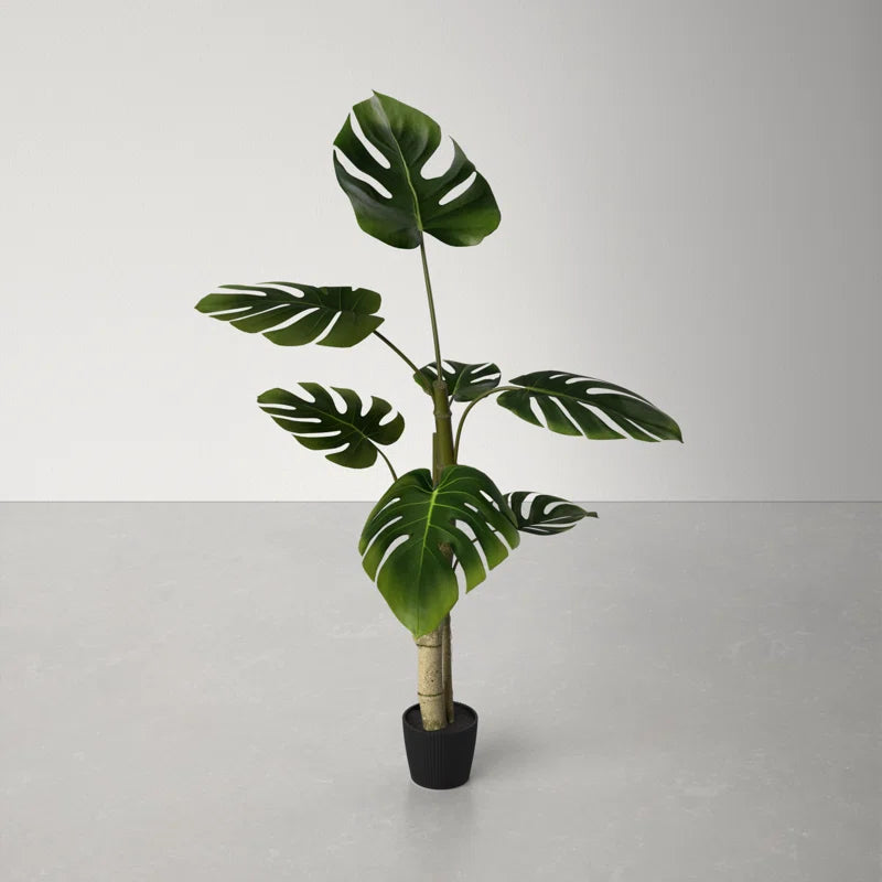 Maintenance-Free Artificial Philodendron for Indoor Greenery