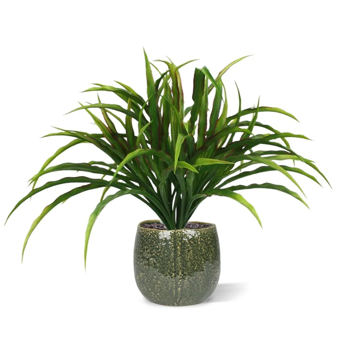 1 Ft Artificial Draceana 25 cm redgreen (bush) – lifelike tropical plant alternative