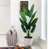 6 Ft Artificial Travelers Palm Plant-Lifelike Faux Tropical Indoor Plant 6ft Luxiplant