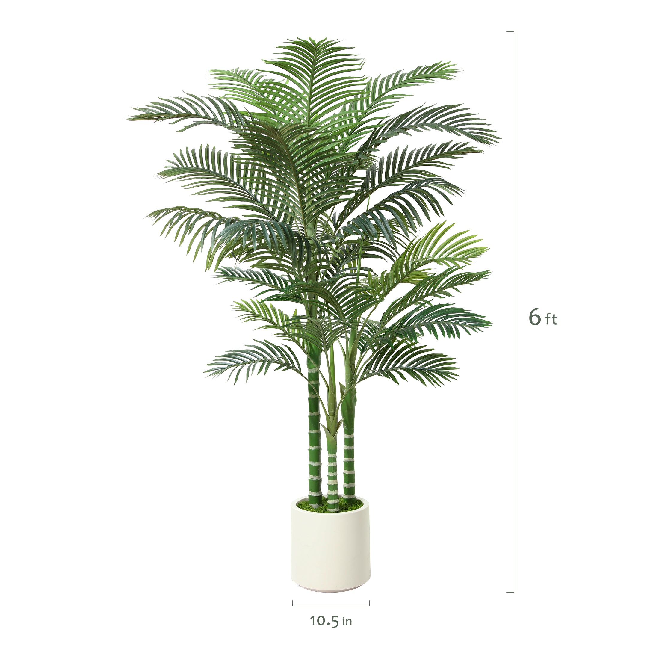 Low-maintenance Artificial Palm Tree for home and office décor