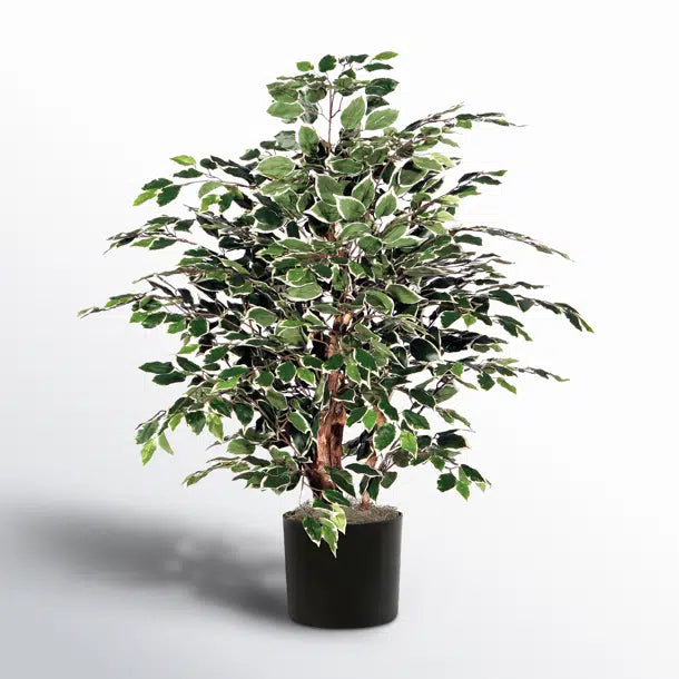 4 Ft Faux Tree in Pot Liner – decorative plant with zero maintenance