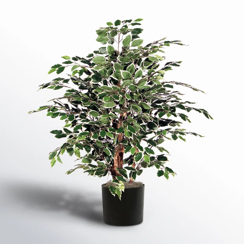 4 Ft Faux Tree in Pot Liner – faux greenery with vibrant texture