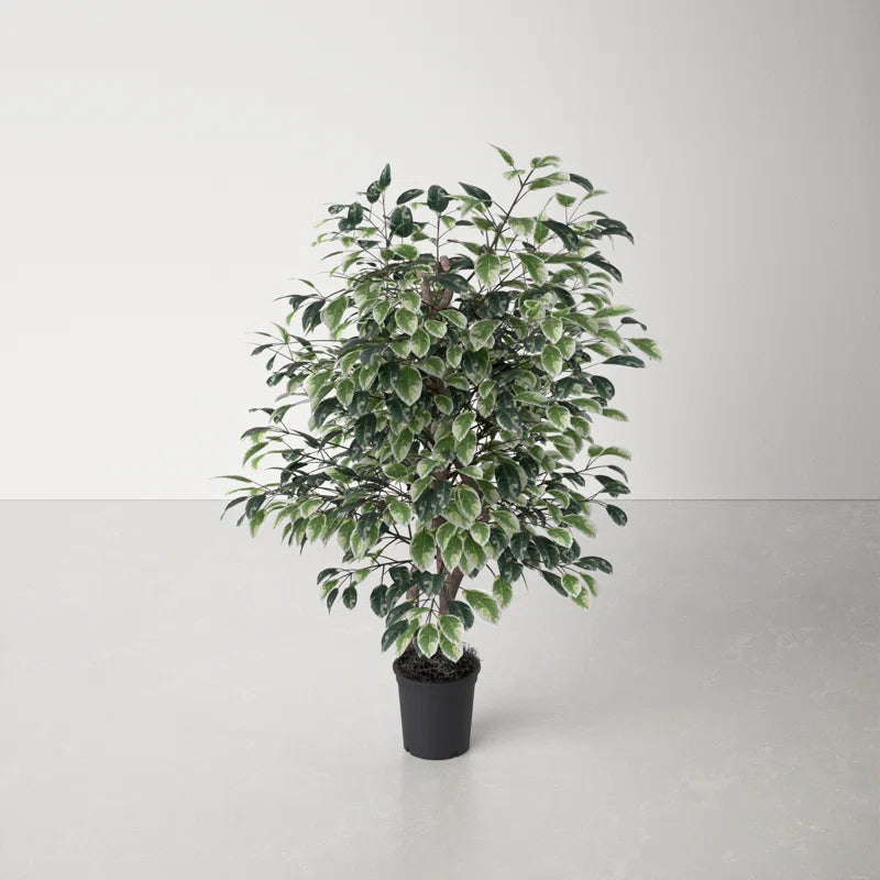 4 Ft Faux Tree in Pot Liner – crafted for realistic tropical vibes