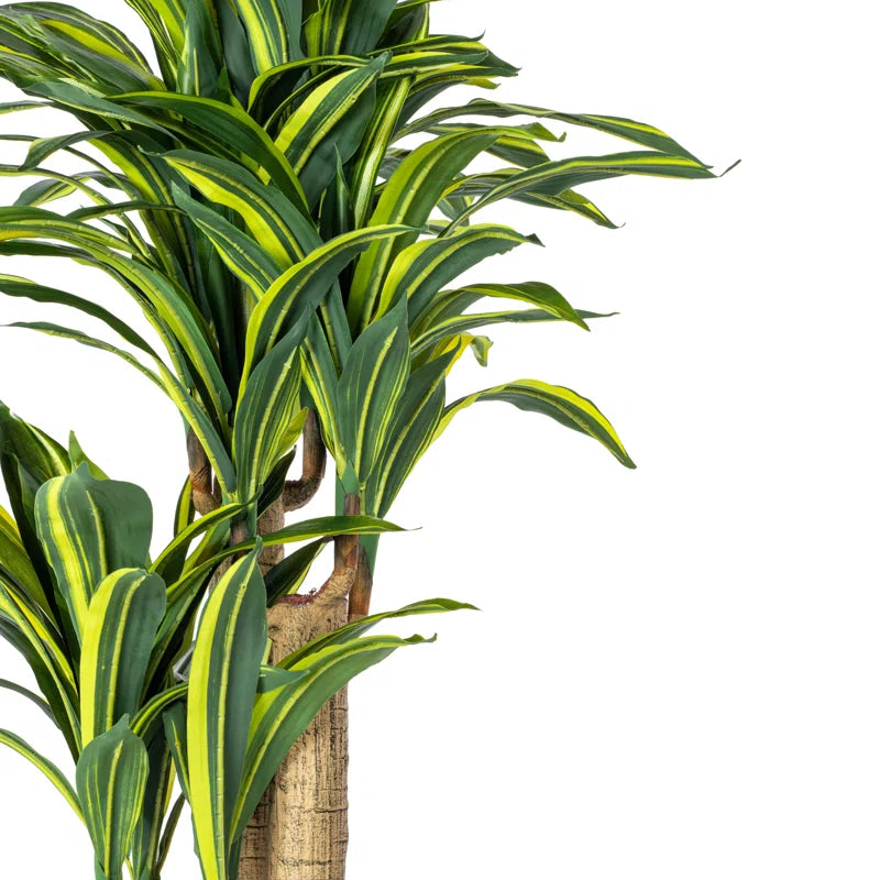 Artificial Dracaena Tree – 4ft Tall with Realistic Foliage