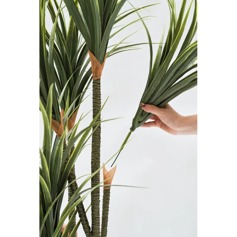 Elegant 5ft artificial Dracaena plant designed to enhance indoor spaces