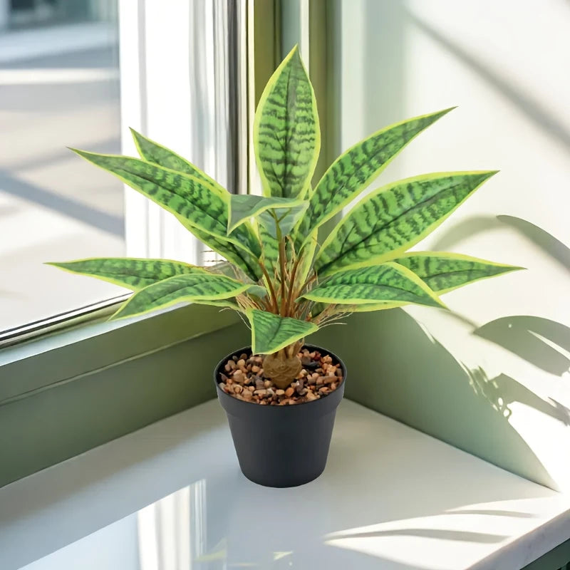 2 Ft Lifelike Simulated Green Plant Decoration: Artificial Tiger Tongue Fern – styled for modern home interiors