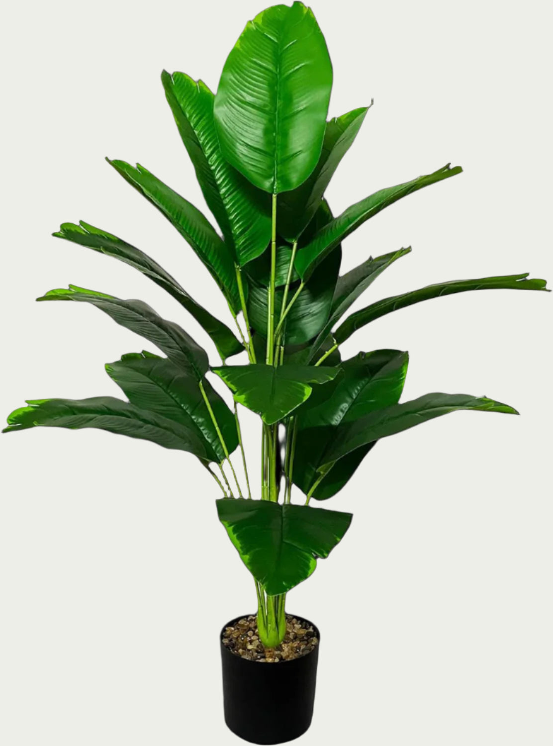 2 Ft Artificial Palm Tree Faux Silk Plant in Pot for Home Office Living Room Bedroom Stairs Foyer Modern Decor Indoor Outdoor Lifelike Fake Potted Housewarming Gifts (80cm Green Banana) – perfect for modern home decor