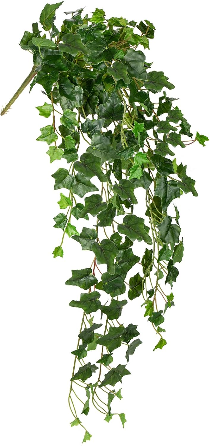 2 Ft Hollyone Artificial Hanging Ivy Plants – 36 Faux Greenery Vines for Indoor & Outdoor Wall, Shelf & Event