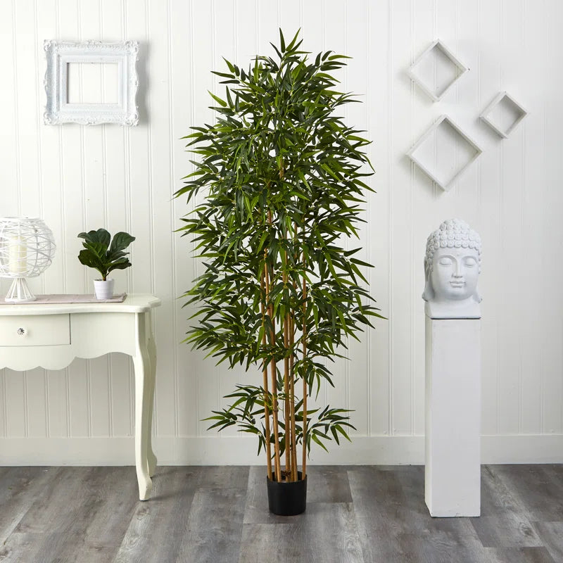 Tall 6ft Faux Bamboo Tree designed for modern interiors