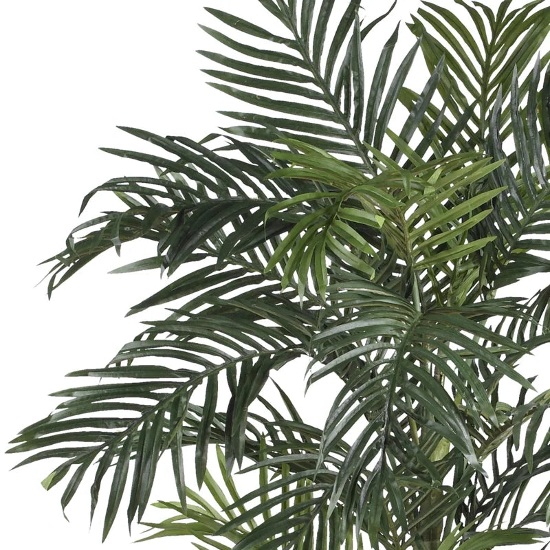 Maintenance-free artificial palm tree for indoor and outdoor spaces