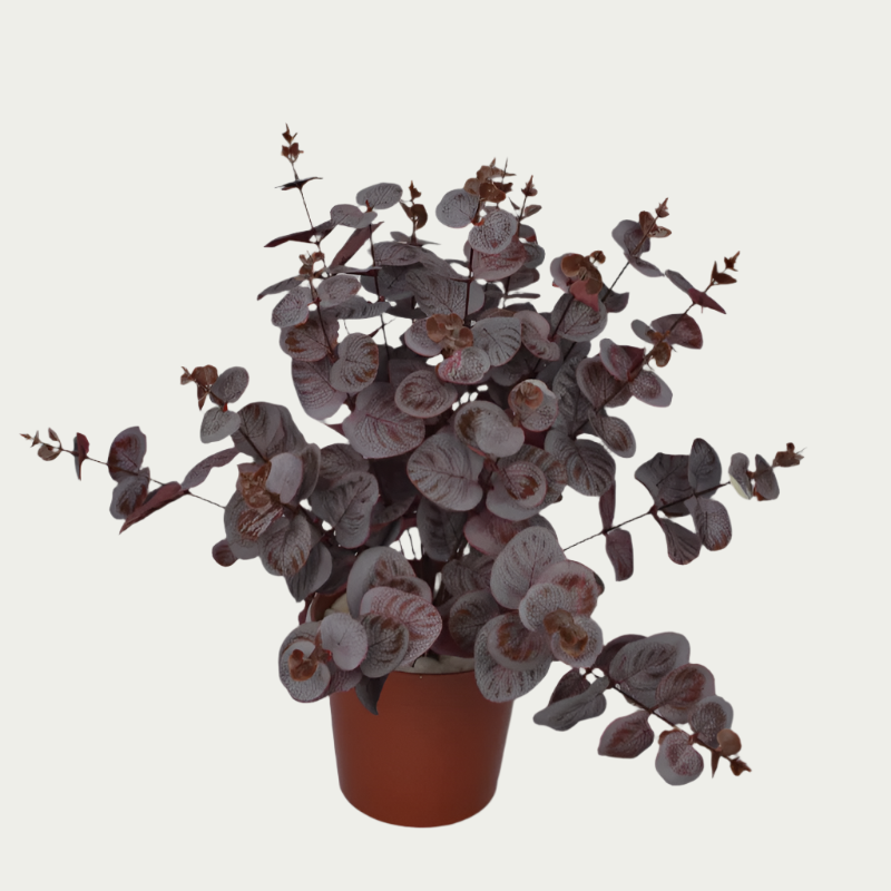 1 Ft Artificial Carpinteria Bush – Faux Green Plant set on a living room table