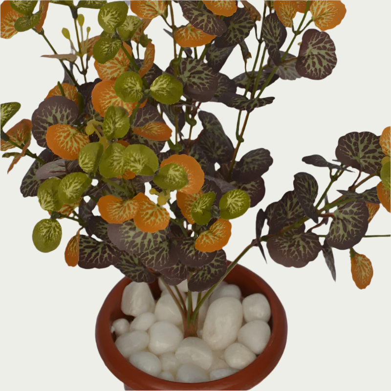 Stylish 1 Ft Geranium Evergreen Artificial Botanical – Chic Artificial Plant to Elevate Any Space – Shop Luxiplant featured in a modern interior setup.