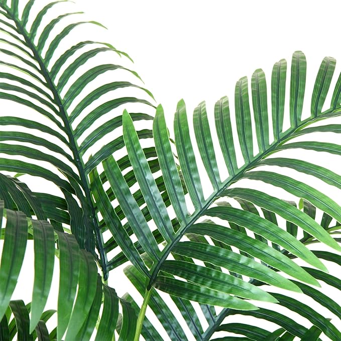 3 Ft Artificial Majesty Palm Tree in Pot – Lush Faux Ravenea Rivularis for Indoor & Outdoor Décor – faux greenery with vibrant texture