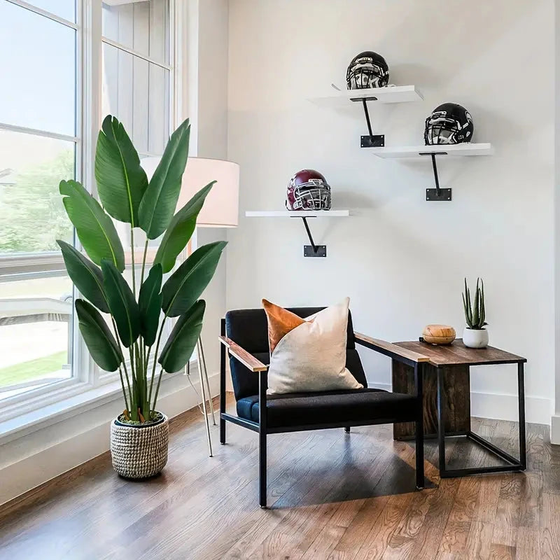 6 Ft Artificial Travelers Palm Plant-Lifelike Faux Tropical Indoor Plant 6ft Luxiplant