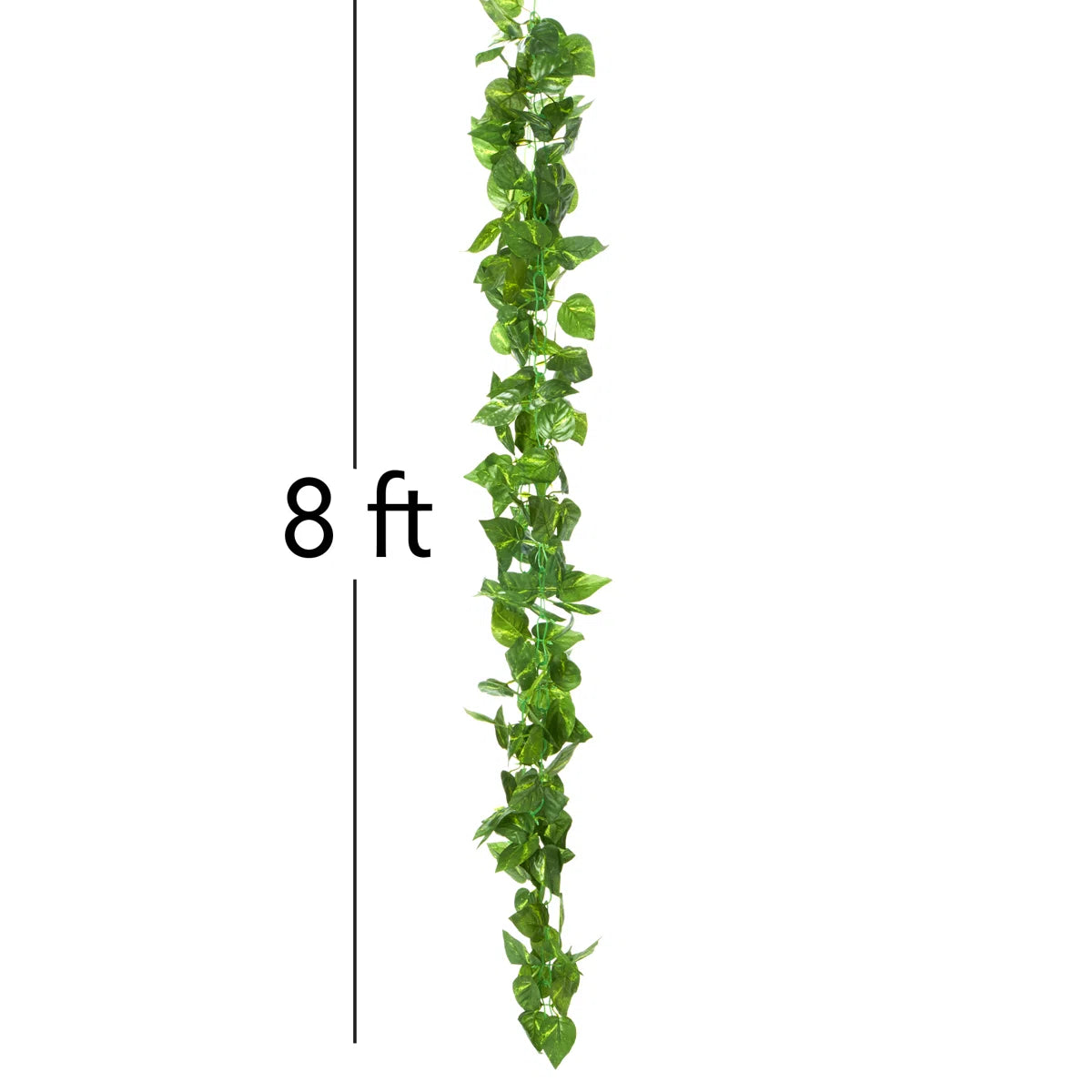 6 Ft Artificial Ivy Garland (3 Pieces) – Vivid Green Faux Foliage with Realistic Leaf Detailing for Indoor & Outdoor
