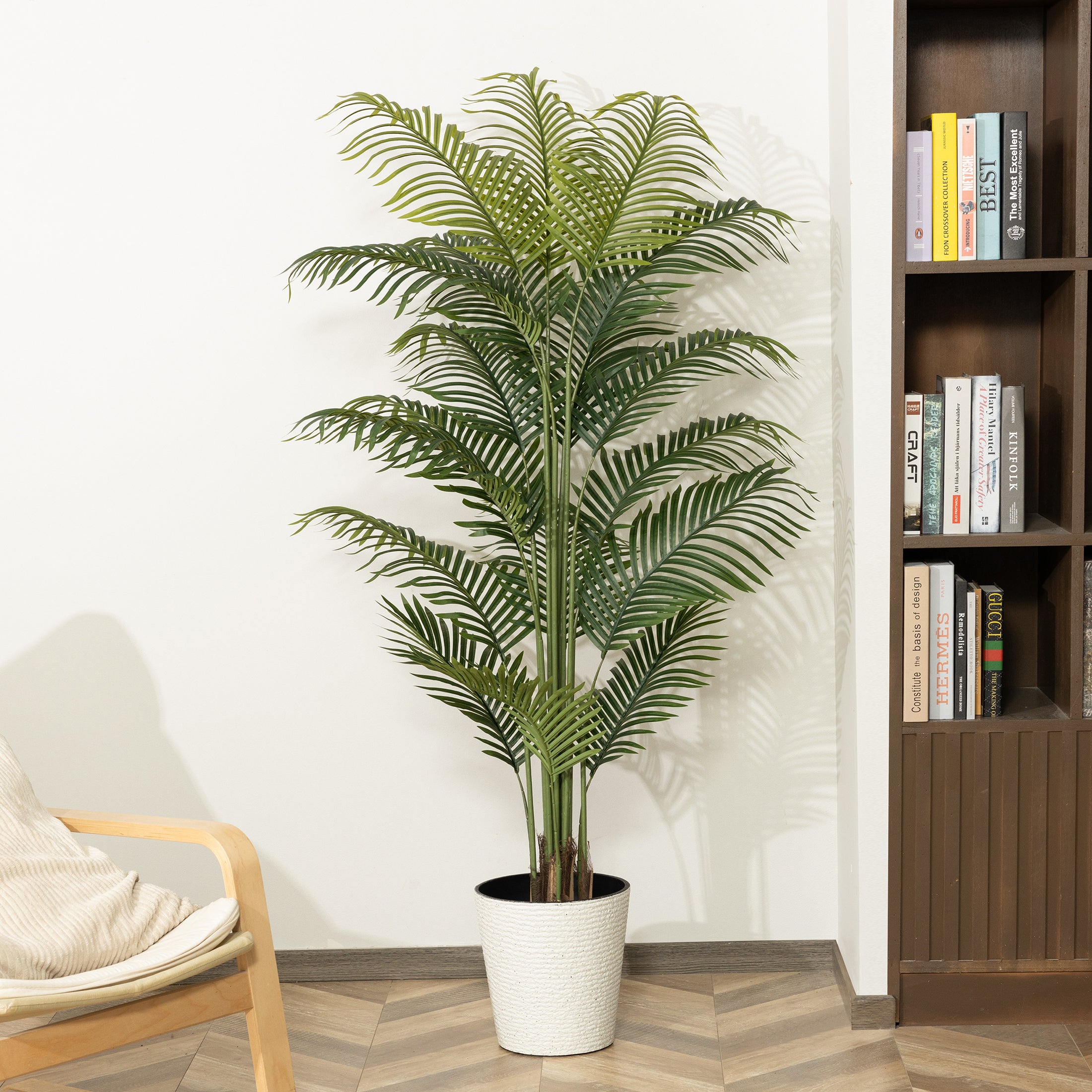 Soft-touch fabric Artificial Palm Tree with lifelike appearance and zero upkeep