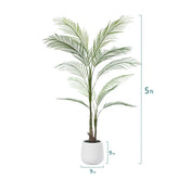 Tropical Faux Palm Tree with realistic texture and sturdy design