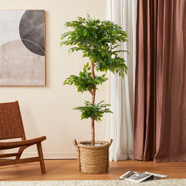 Premium artificial ficus tree offering a realistic and durable greenery solution.