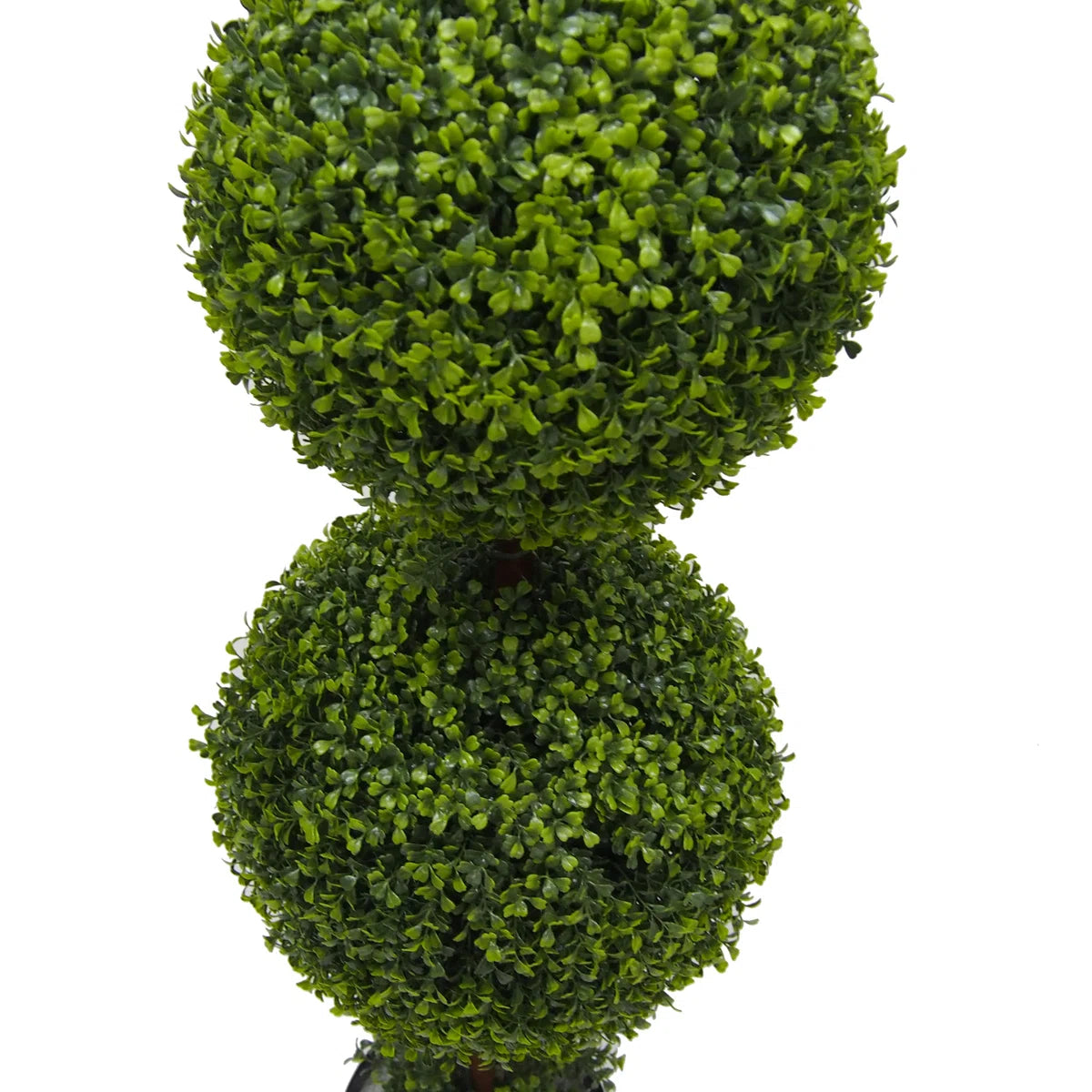 4 Ft. Ametria Artificial Boxwood Topiary – Triple Ball Faux Green Plant for Indoor & Outdoor Decorative Display