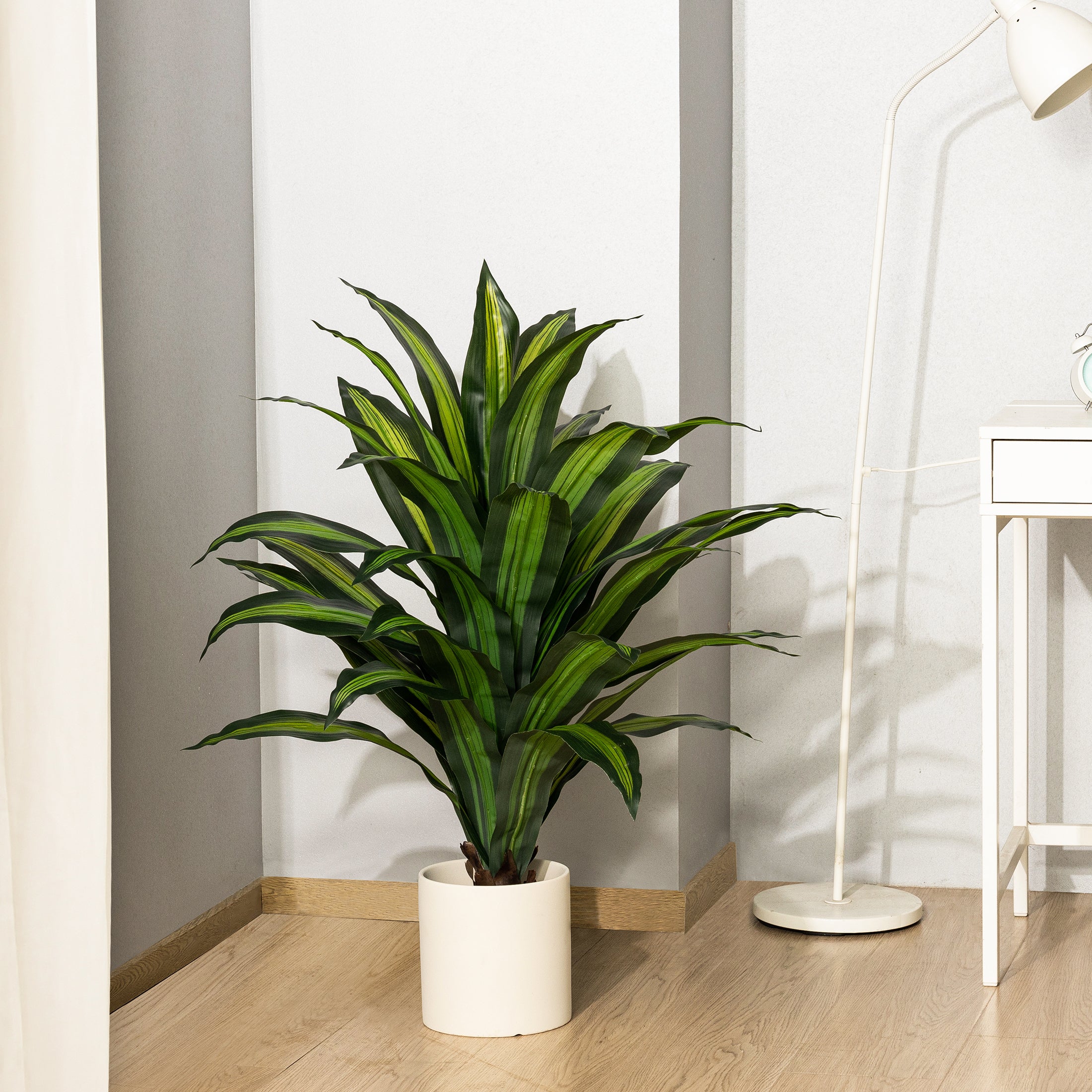 Lifelike Faux Dracaena Plant, perfect for home and office décor