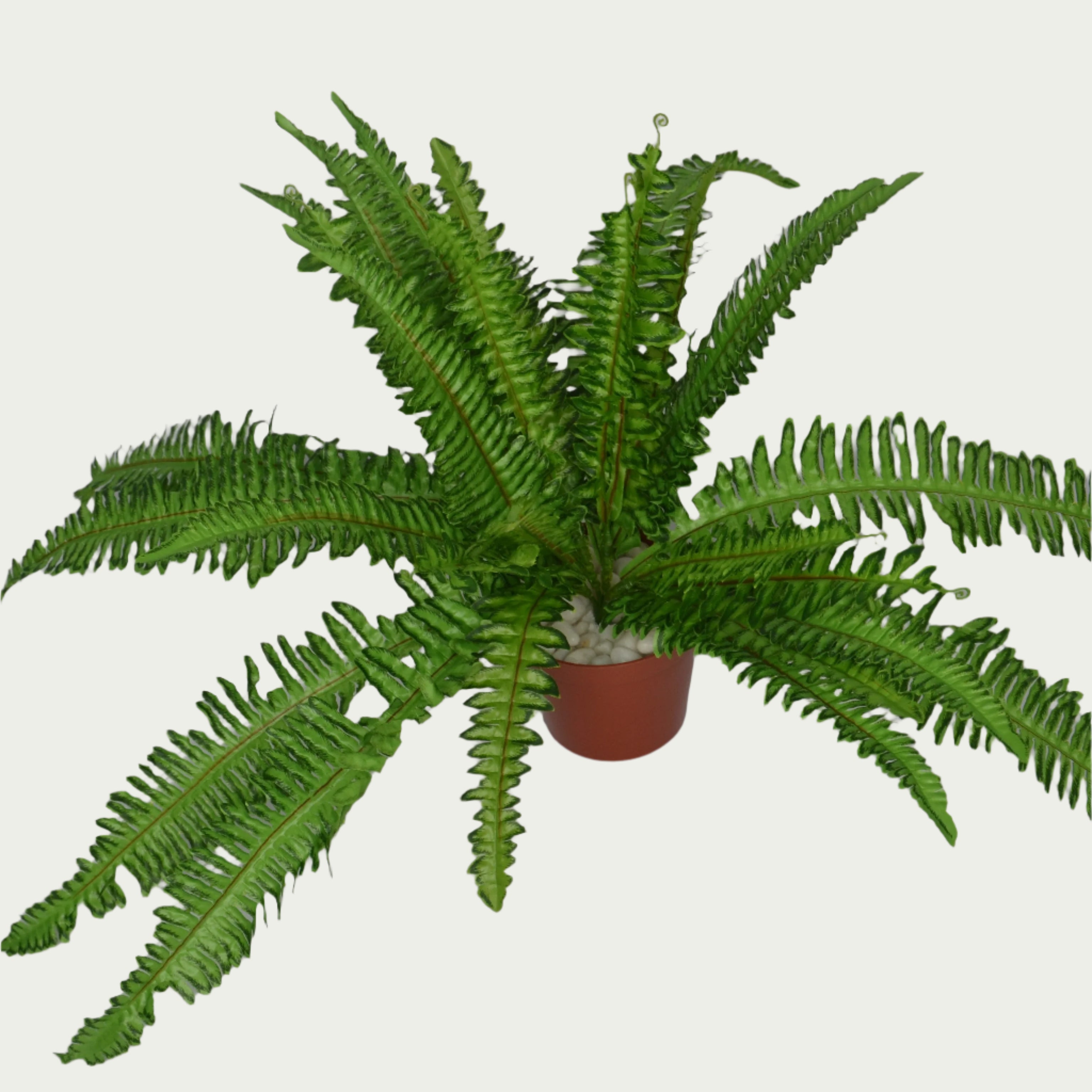 Eye-catching product image of 1 Ft Big Fern Bush Premium Decorative Green Bush – Elegant Faux Greenery for Any Setting – Shop Luxiplant, ideal for indoor settings.