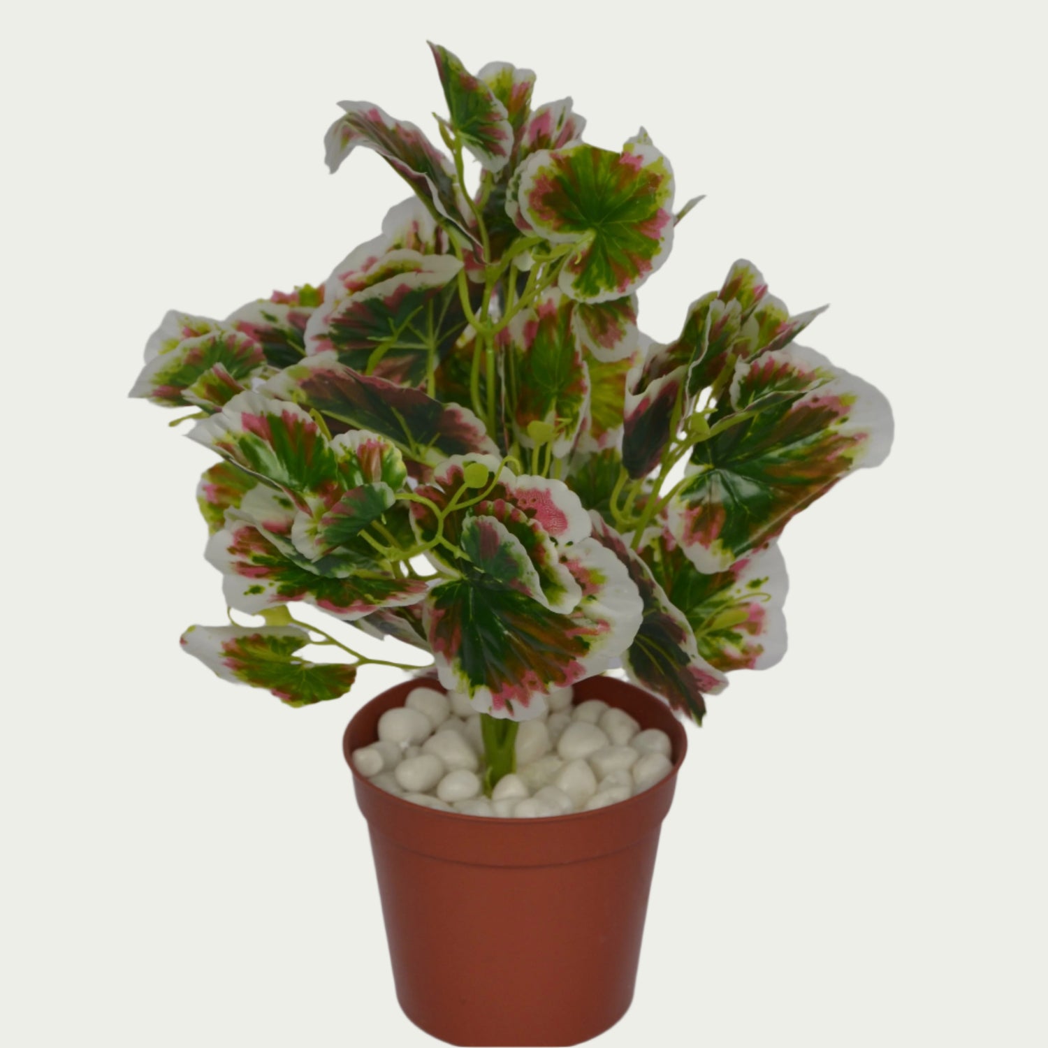 2 Ft Artificial Coleus Bush – Faux Green Plant close-up highlighting realistic details