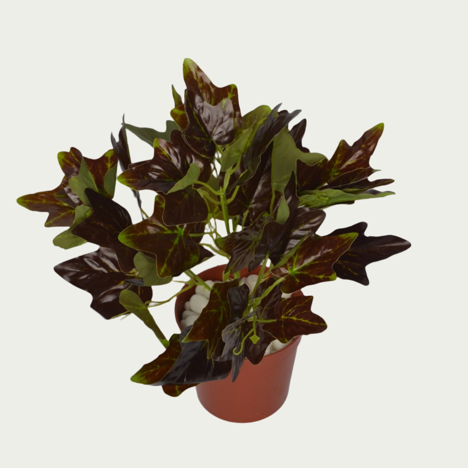 1 Ft Artificial Mini Bush 7 – Faux Green Plant close-up highlighting realistic details