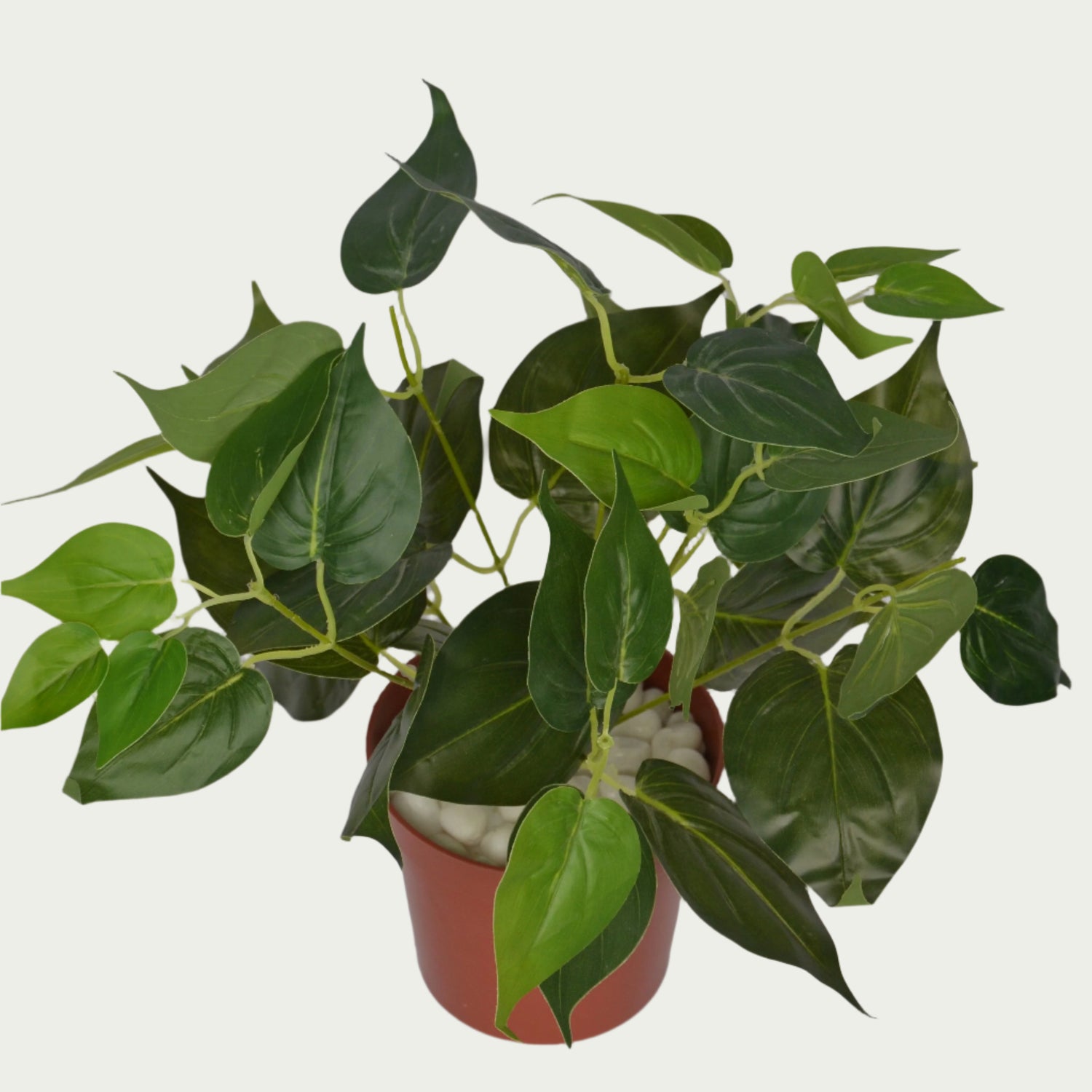 1 Ft Artificial Betel Bush – Faux Green Plant close-up highlighting realistic details