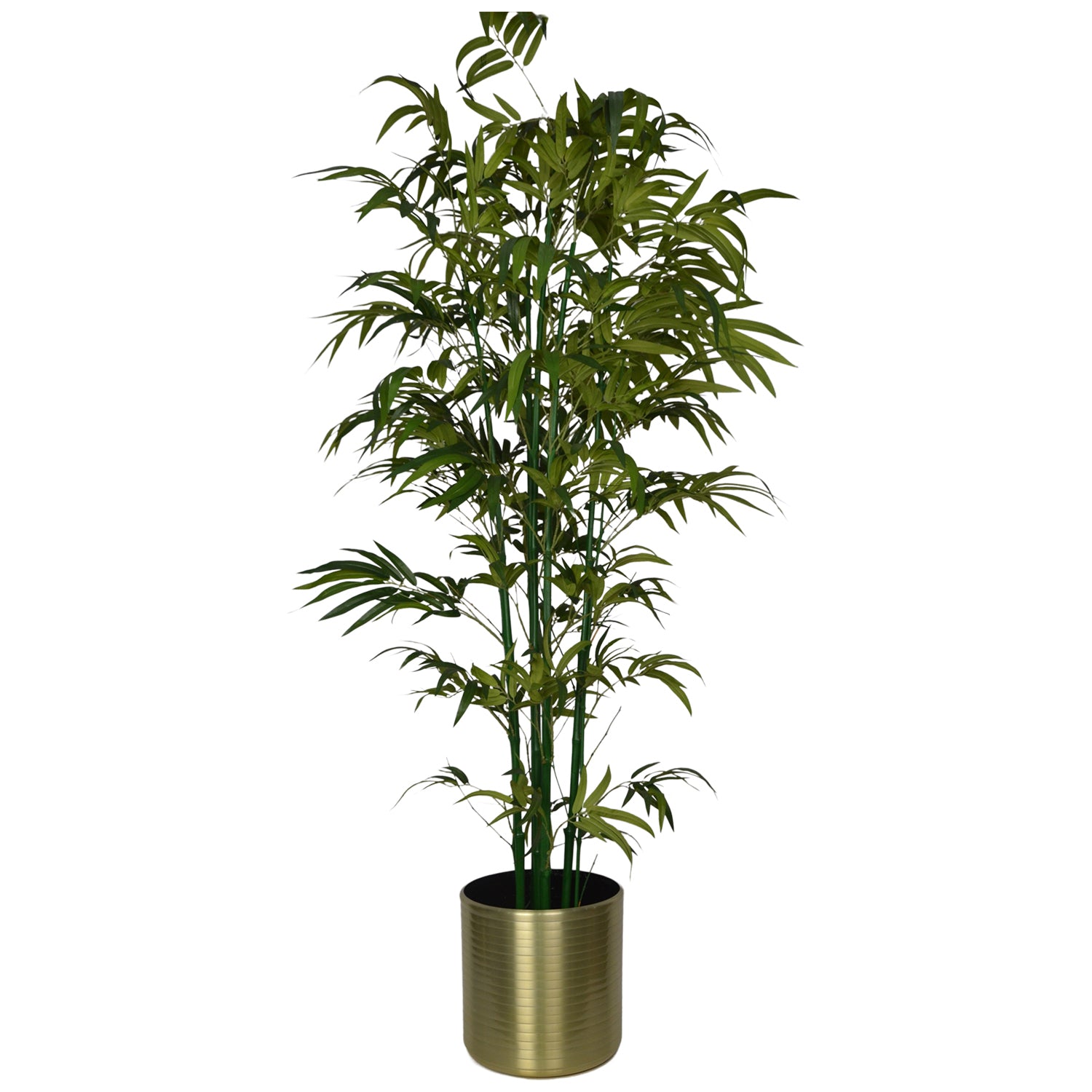 6 Ft Faux Bamboo Tree – Tall Artificial Indoor Plant with Natural Green Foliage for Home, Office & Living Room Décor
