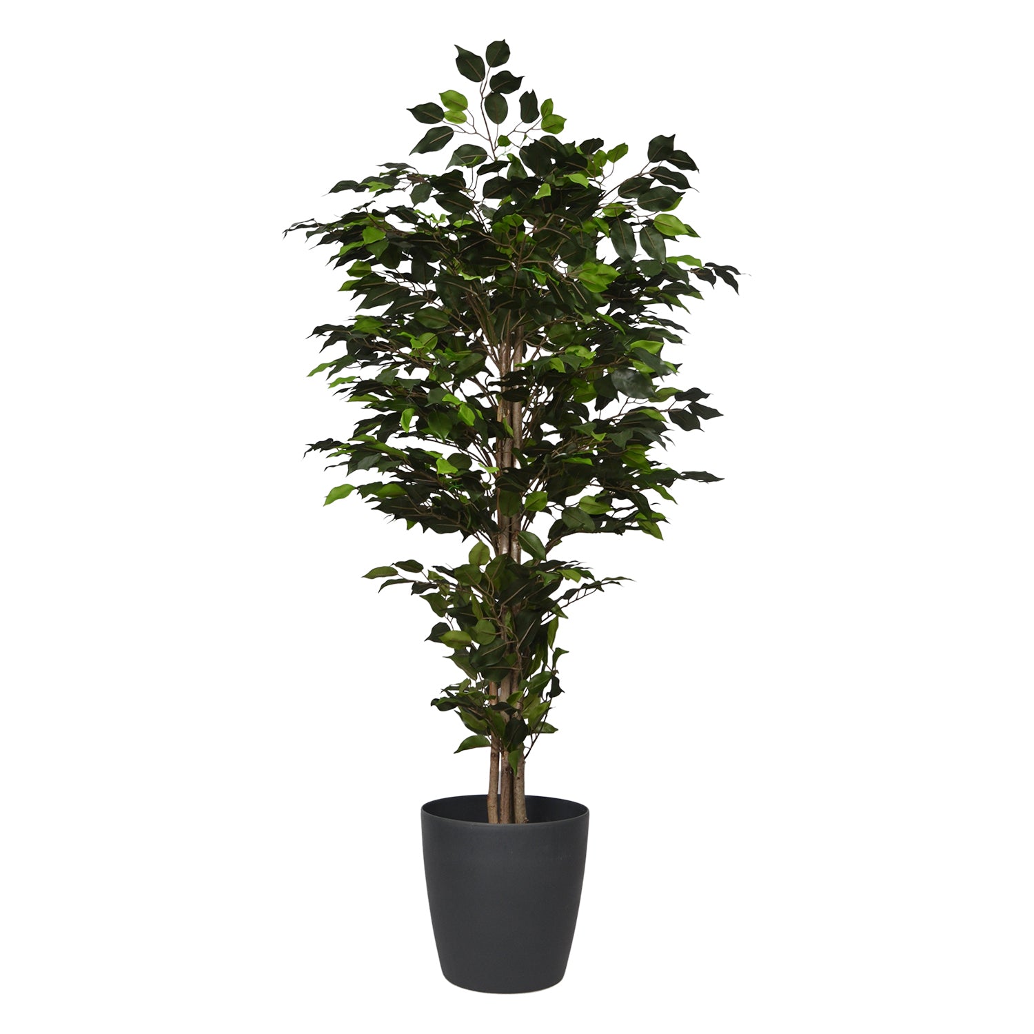 4 Ft Artificial Ficus Plant – Lifelike Faux Indoor Tree with Dense Green Leaves for Home, Office & Corner Décor