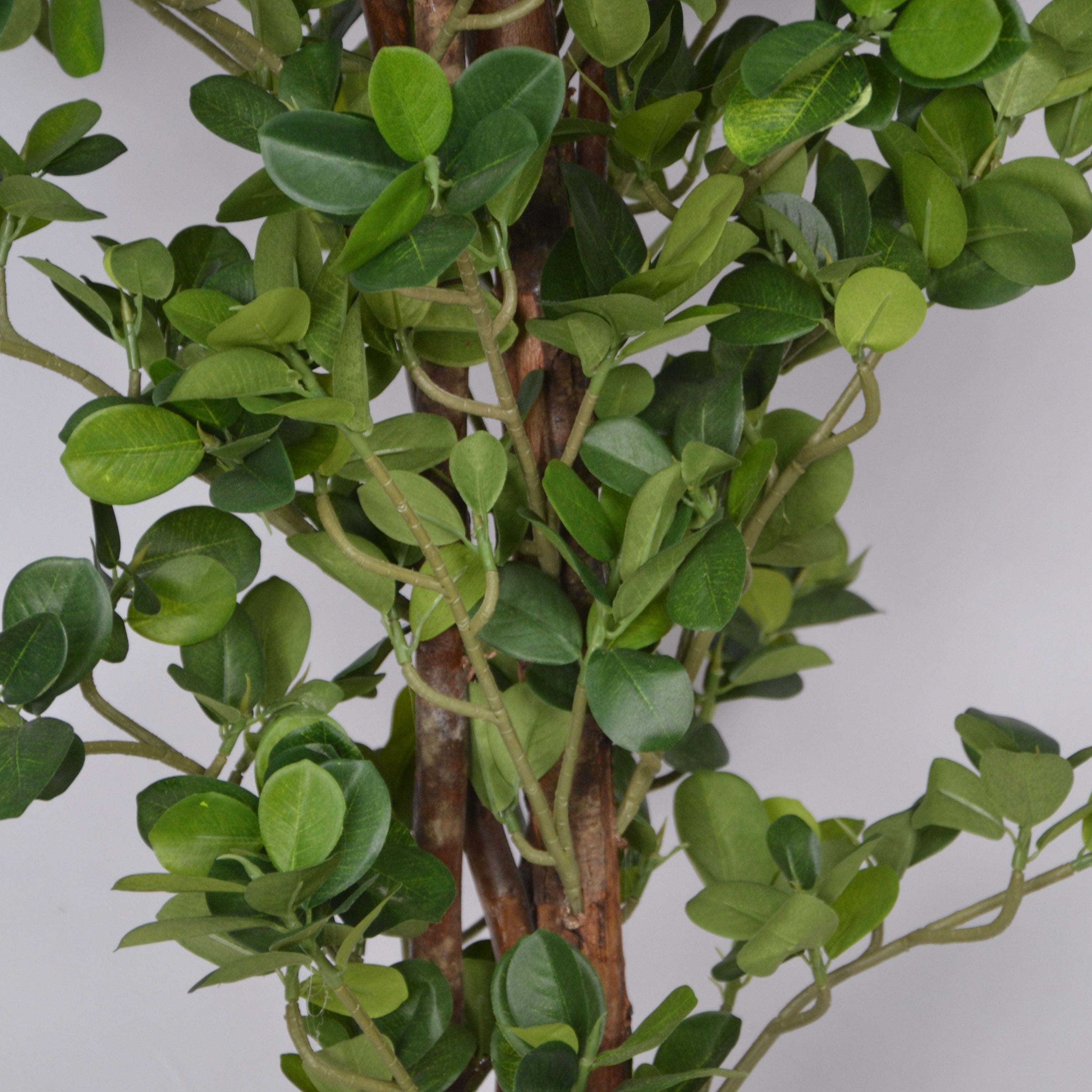 4 Ft Artificial Ficus Plant – Lifelike Faux Indoor Tree with Full Green Foliage for Home, Office & Living Space Décor