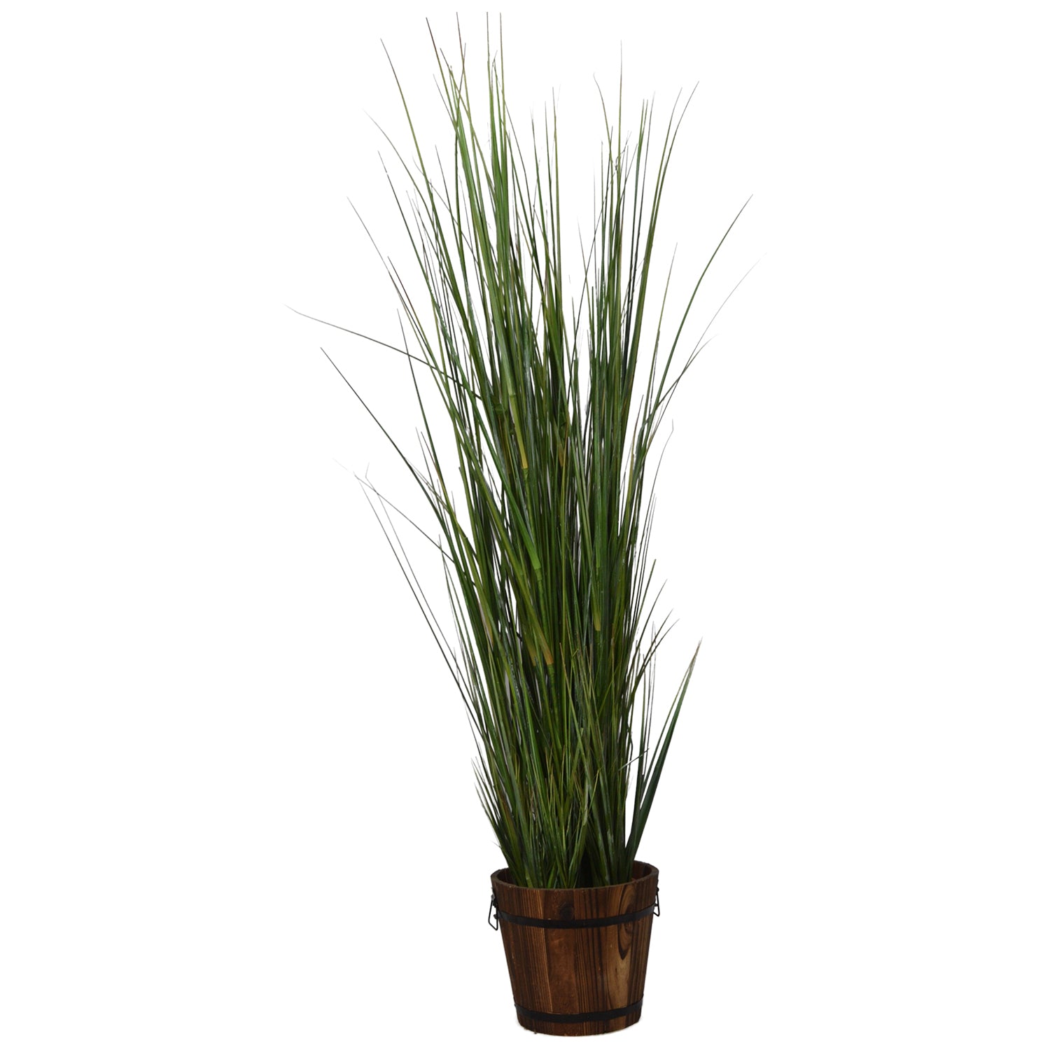 5 Ft Artificial Grass Plant – Tall Faux Greenery with Natural-Looking Blades for Indoor Home, Office & Modern Décor