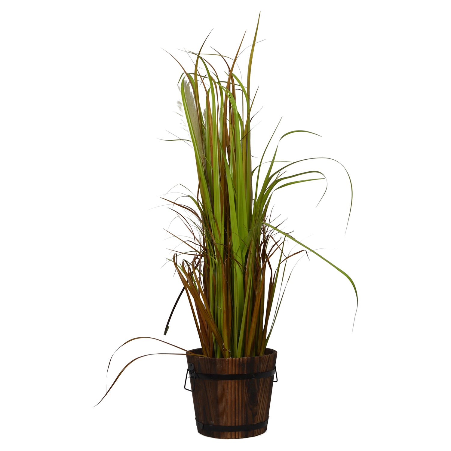3 Ft Artificial Grass Plant – Sleek Faux Greenery with Realistic Blades for Indoor Home, Office & Minimalist Décor