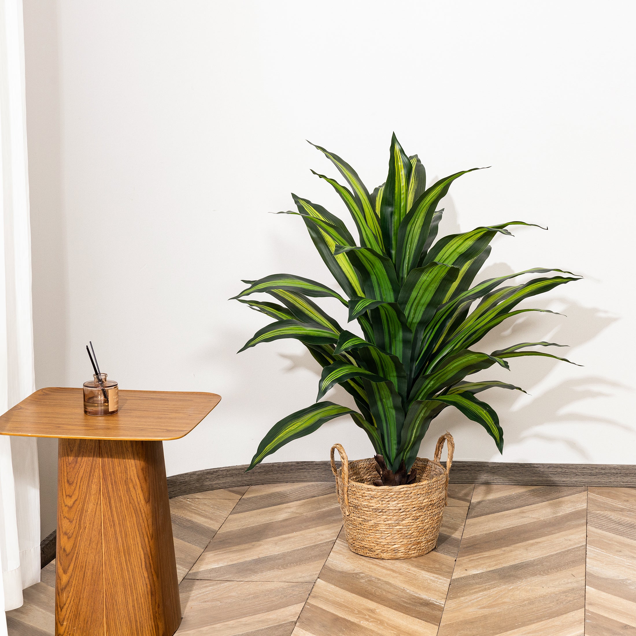 Elegant Faux Dracaena Plant with lush green foliage