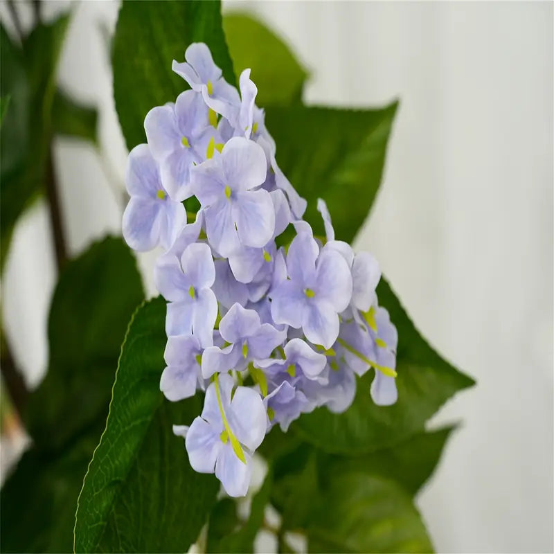 Vibrant Blue Faux Hydrangea Tree for Hotels and Event Decor